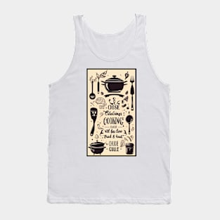 Cooking with Love and Life is Kitchen Tank Top